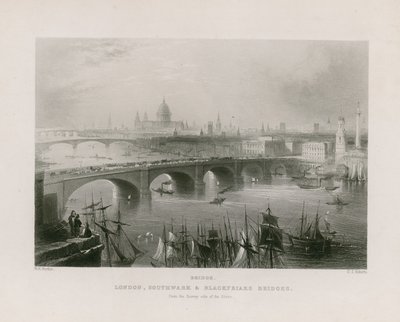 Gesamtansicht von London von William H. Bartlett