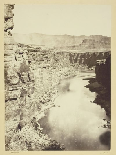 Grand Canyon, Colorado River, nahe Paria Creek, Blick nach Westen von William H. Bell