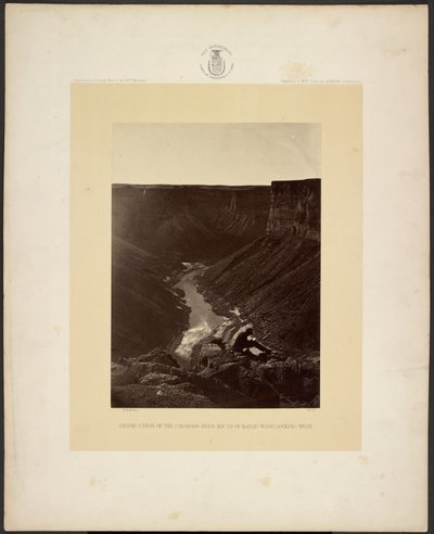 Grand Canyon des Colorado River, Mündung des Kanab Wash, Blick nach Westen von William H. Bell