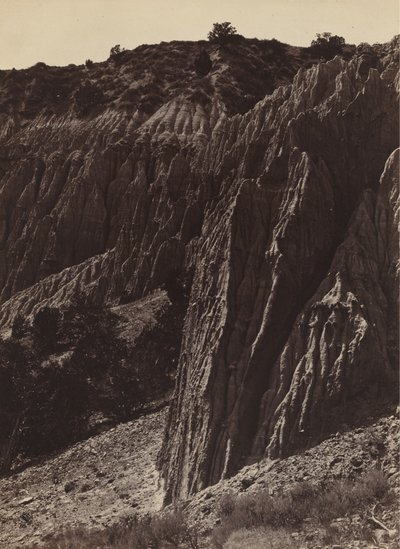 Regenskulptur, Salt Creek Canon, Utah, 1872 von William H. Bell