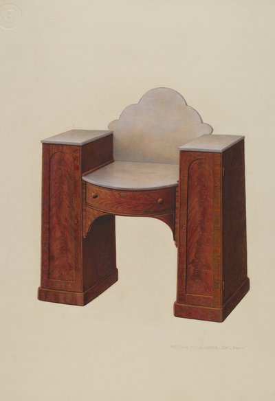 Frisiertisch, ca. 1939 von William H Edwards
