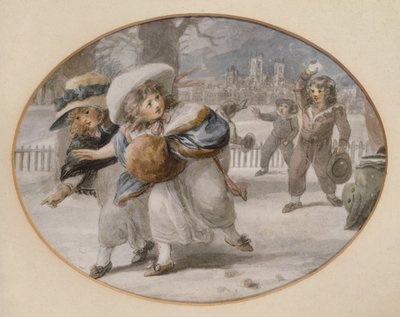 Schneeballschlacht von William Hamilton
