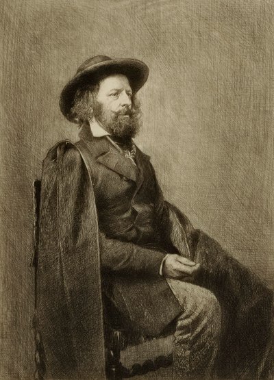 Ohne Titel (Porträt eines sitzenden Mannes) von William Harry Warren Bicknell