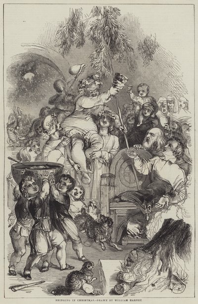 Weihnachten hereinbringen von William Harvey