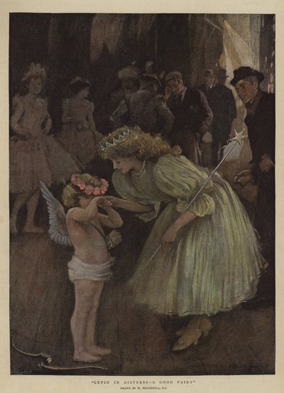 Amor in Not, eine gute Fee von William Hatherell