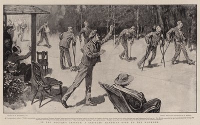 In Abwesenheit des Arztes, ein Handicap-Rennen für Verwundete von William Hatherell