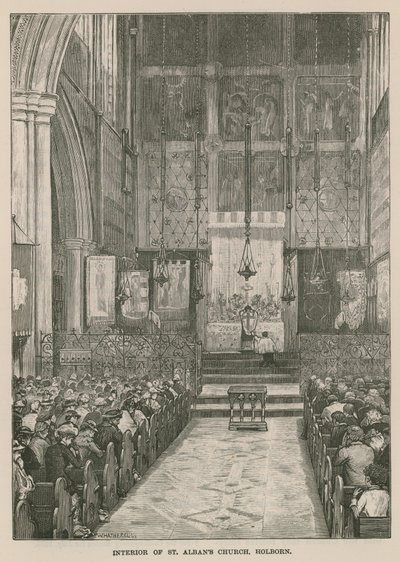 Innenraum der St Alban