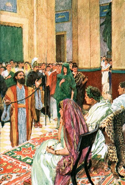 Paulus vor Agrippa von William Hatherell