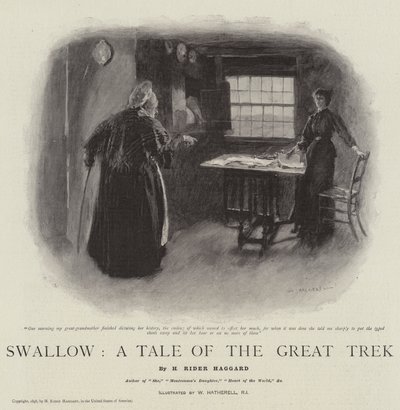 Schwalbe, Eine Geschichte des Großen Treks von William Hatherell