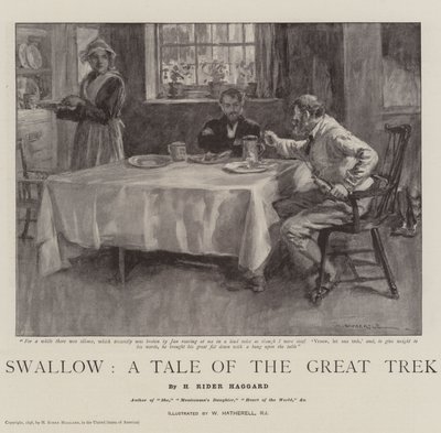 Schwalbe, eine Geschichte des Großen Trecks von William Hatherell