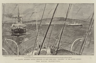 Die Marine-Manöver von William Hatherell