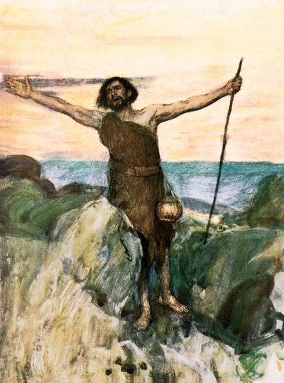 Die Stimme eines Rufenden in der Wüste von William Hatherell