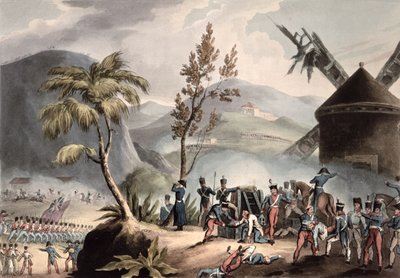 Schlacht von Roleia, 17. August 1808, graviert von Thomas Sutherland (Aquatinta) von William Heath