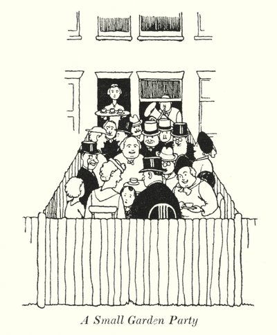 Eine kleine Gartenparty von William Heath Robinson