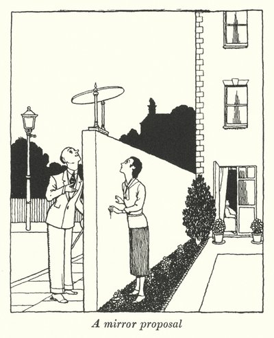 Ein Spiegelvorschlag von William Heath Robinson