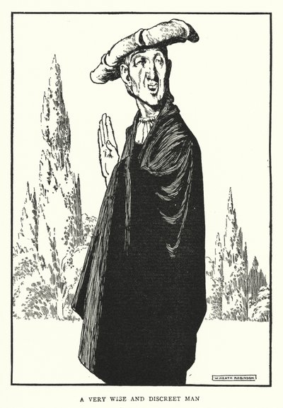 Ein sehr weiser und diskreter Mann von William Heath Robinson