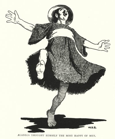 Aladdin hielt sich für den glücklichsten Mann von William Heath Robinson