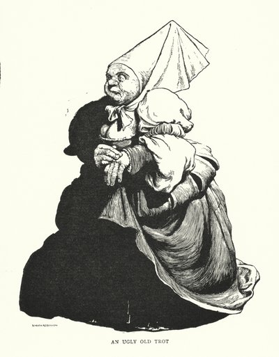 Eine hässliche alte Vettel von William Heath Robinson