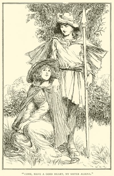 Komm, hab ein gutes Herz, meine Schwester Aliena von William Heath Robinson