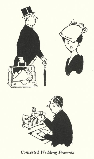 Umgewandelte Hochzeitsgeschenke von William Heath Robinson