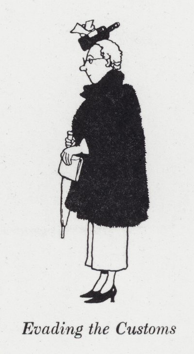 Umgehung des Zolls von William Heath Robinson