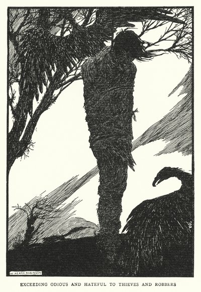 Äußerst abscheulich und verhasst bei Dieben und Räubern von William Heath Robinson