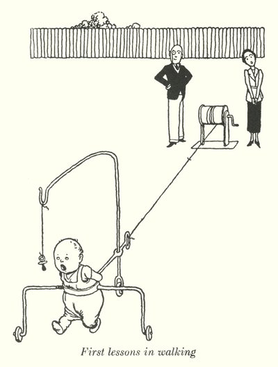 Erste Gehversuche von William Heath Robinson