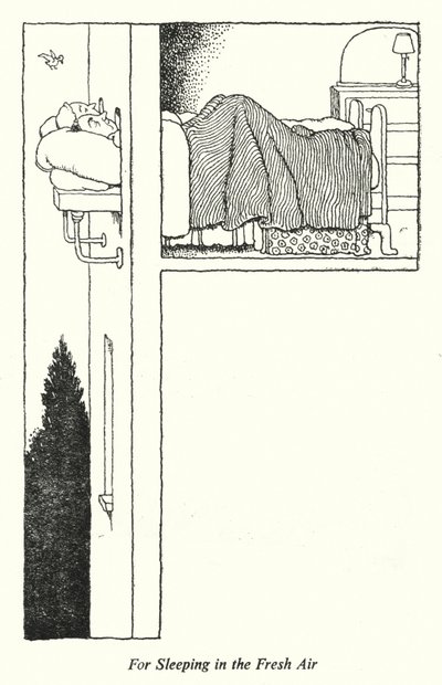 Im Freien schlafen von William Heath Robinson