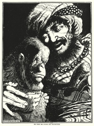 Er nahm mich unter seinen Schutz von William Heath Robinson