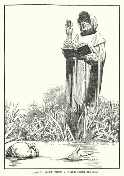 Ich werde ihnen eine lange Predigt halten von William Heath Robinson