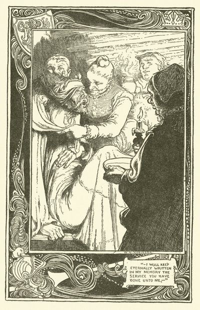 Illustration für Don Quijote von William Heath Robinson