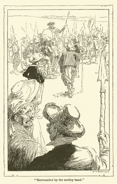 Illustration für Don Quijote von William Heath Robinson