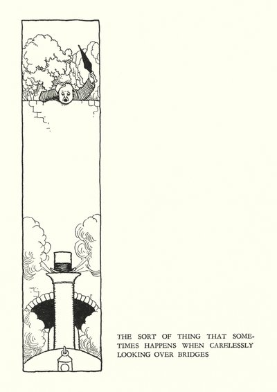 Illustration für Railway Ribaldry von W Heath Robinson von William Heath Robinson
