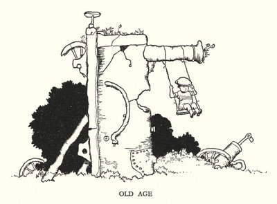 Illustration für Railway Ribaldry von W Heath Robinson (Lithographie) von William Heath Robinson