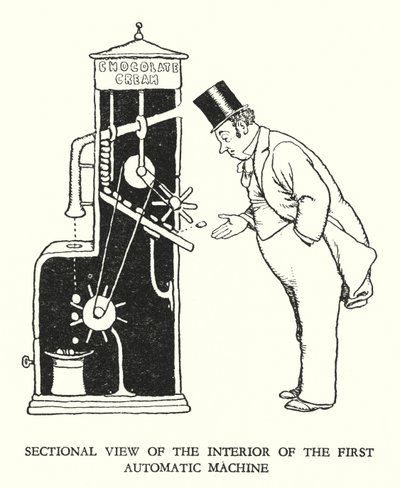 Illustration für Railway Ribaldry von W Heath Robinson von William Heath Robinson