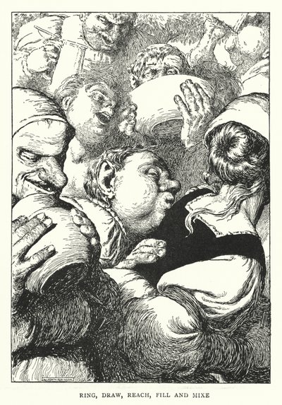 Ring, zieh, reich, füll und misch von William Heath Robinson
