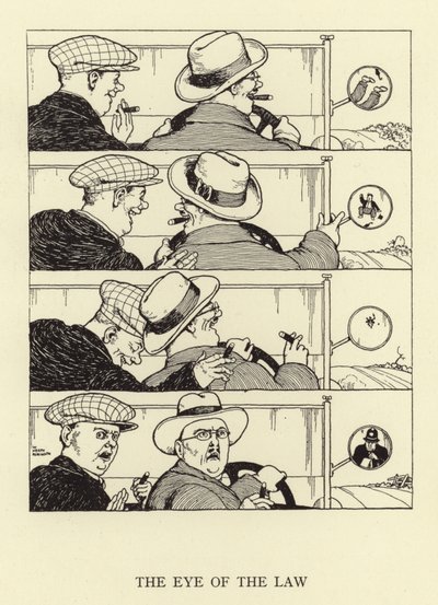 Das Auge des Gesetzes von William Heath Robinson