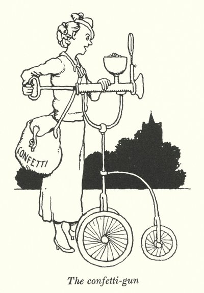 Die Konfetti-Kanone von William Heath Robinson