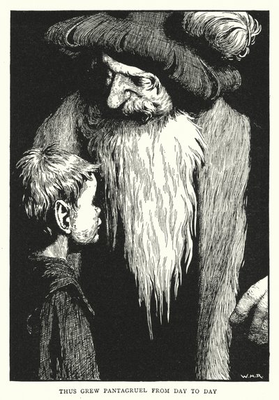 So wuchs Pantagruel von Tag zu Tag von William Heath Robinson