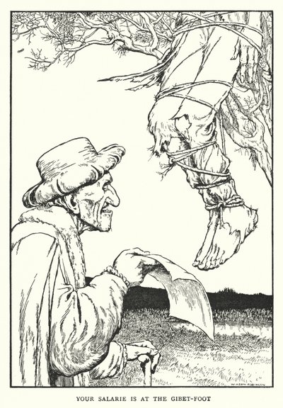 Dein Gehalt ist am Galgenfuß von William Heath Robinson