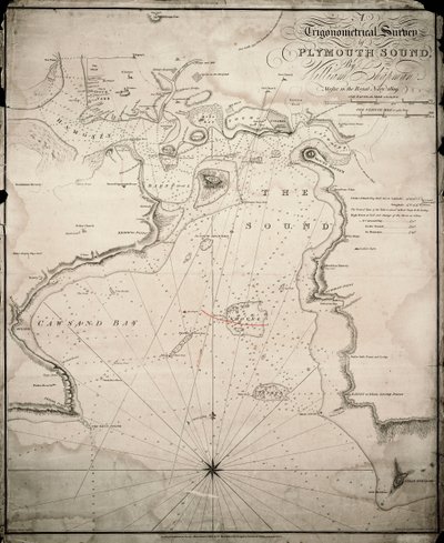 Trigonometrische Vermessung von Plymouth Sound von William & Heather William Chapman