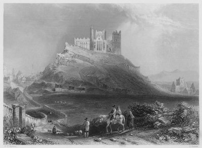 Zugang zu Cashel, von Norden von William Henry (after) Bartlett