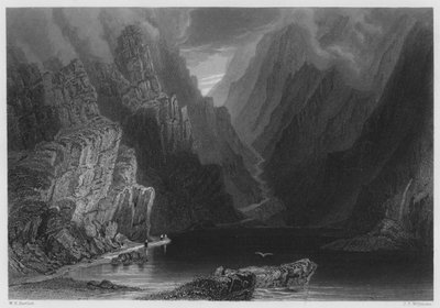 Die Berge in der Gap of Dunloe von William Henry (after) Bartlett