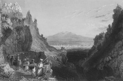 Zugang zu Antiochia, dem antiken Anathoth, von Aleppo von William Henry Bartlett