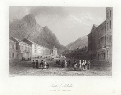 Bäder von Mehadia von William Henry Bartlett