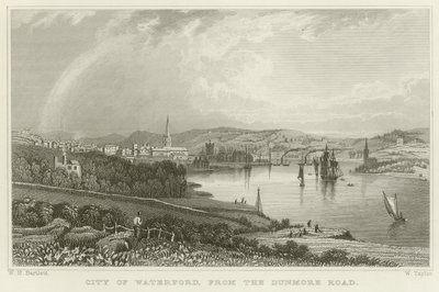 Stadt Waterford von William Henry Bartlett