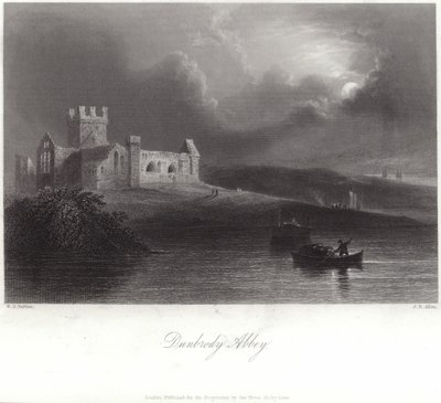 Dunbrody Abbey in County Wexford von William Henry Bartlett