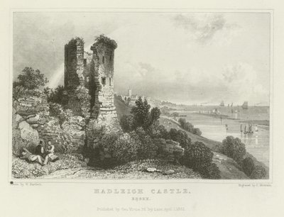 Hadleigh Castle, Essex von William Henry Bartlett