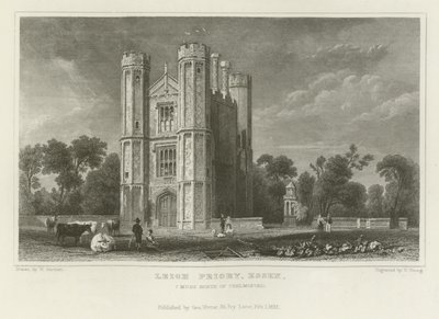 Leigh Priory, Essex, 7 Meilen nördlich von Chelmsford von William Henry Bartlett