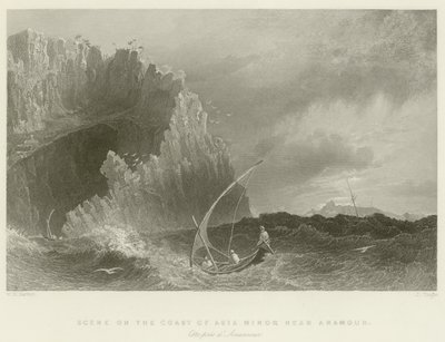 Szene an der Küste Kleinasiens von William Henry Bartlett